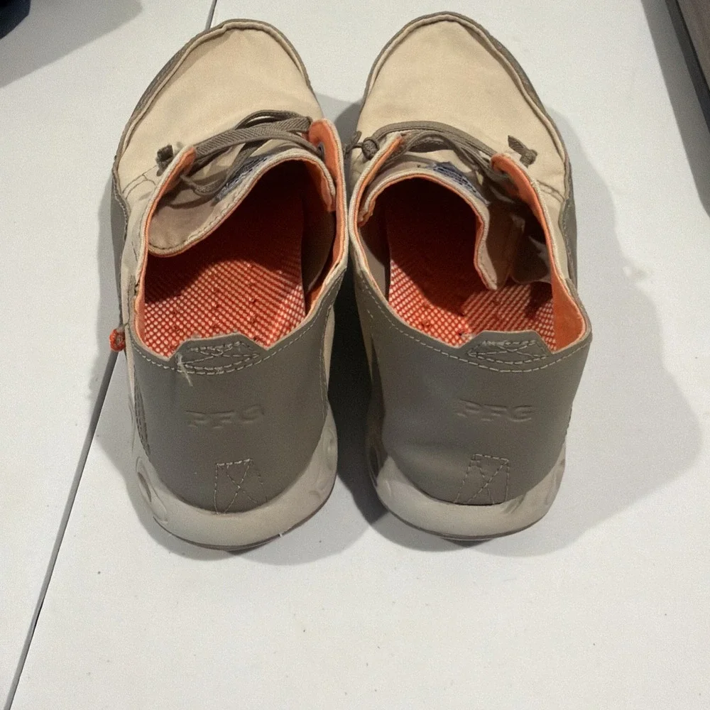 Columbia Mens Bahama Vent‎ PFG BI2658-267 Beige Casual Shoes Sneakers Size 10 W